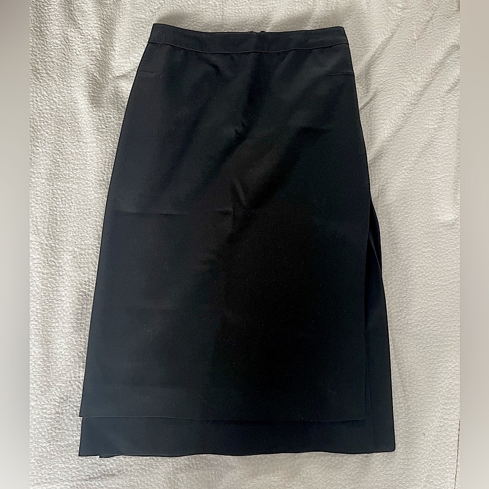 Vintage Black Midi structured skirt from Veronique Branquinho Size 36